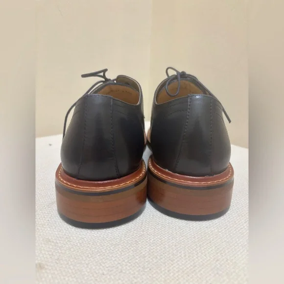 Ritizen Shoes Mens Size 8.5 Blue Leather Lace Up Oxford *NWOT* never worn! - Picture 4 of 16